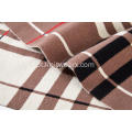 Suéter feminino Tassel Plaid Poncho Jacquard Xale